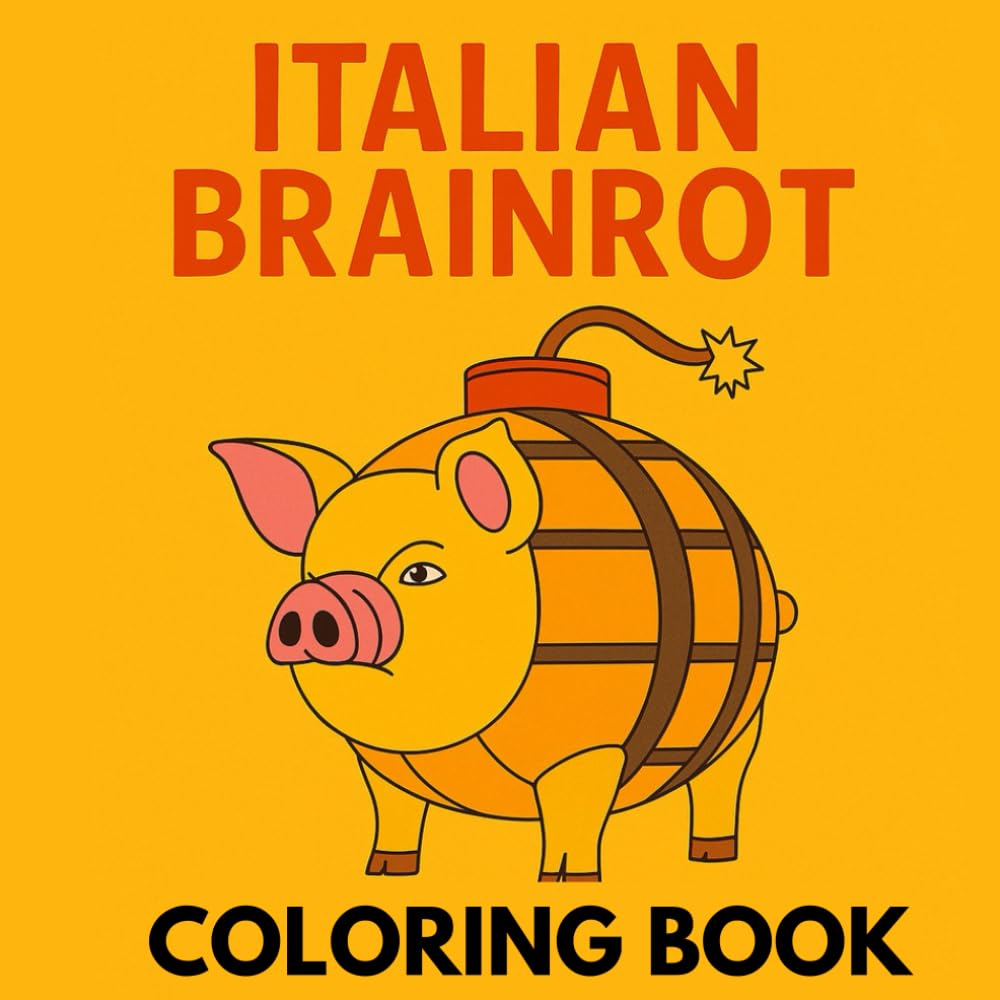 A Brainrot Coloring Book for Meme-Lovers from TikTok:: Get Lost in the Viral World of Italian Brainrot Figures