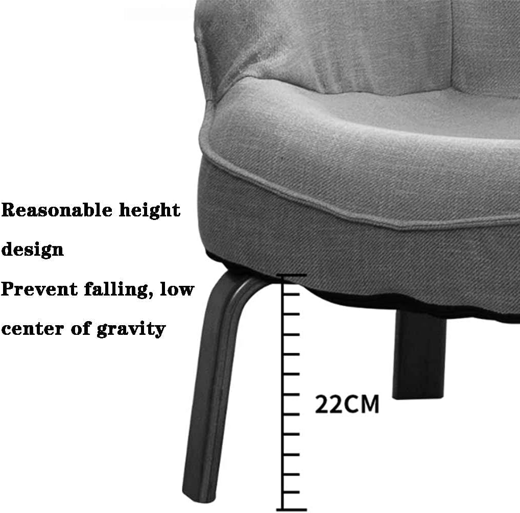 Couch Simple Mosaic Color Imitation Cotton and Linen Sofa Chair Boy and Girl Princess Reading Corner Study Backrest Armchair Load-Bearing 120 kg (Color : Blue Size : 715000cm) (Yellow+blue 71*45*54cm