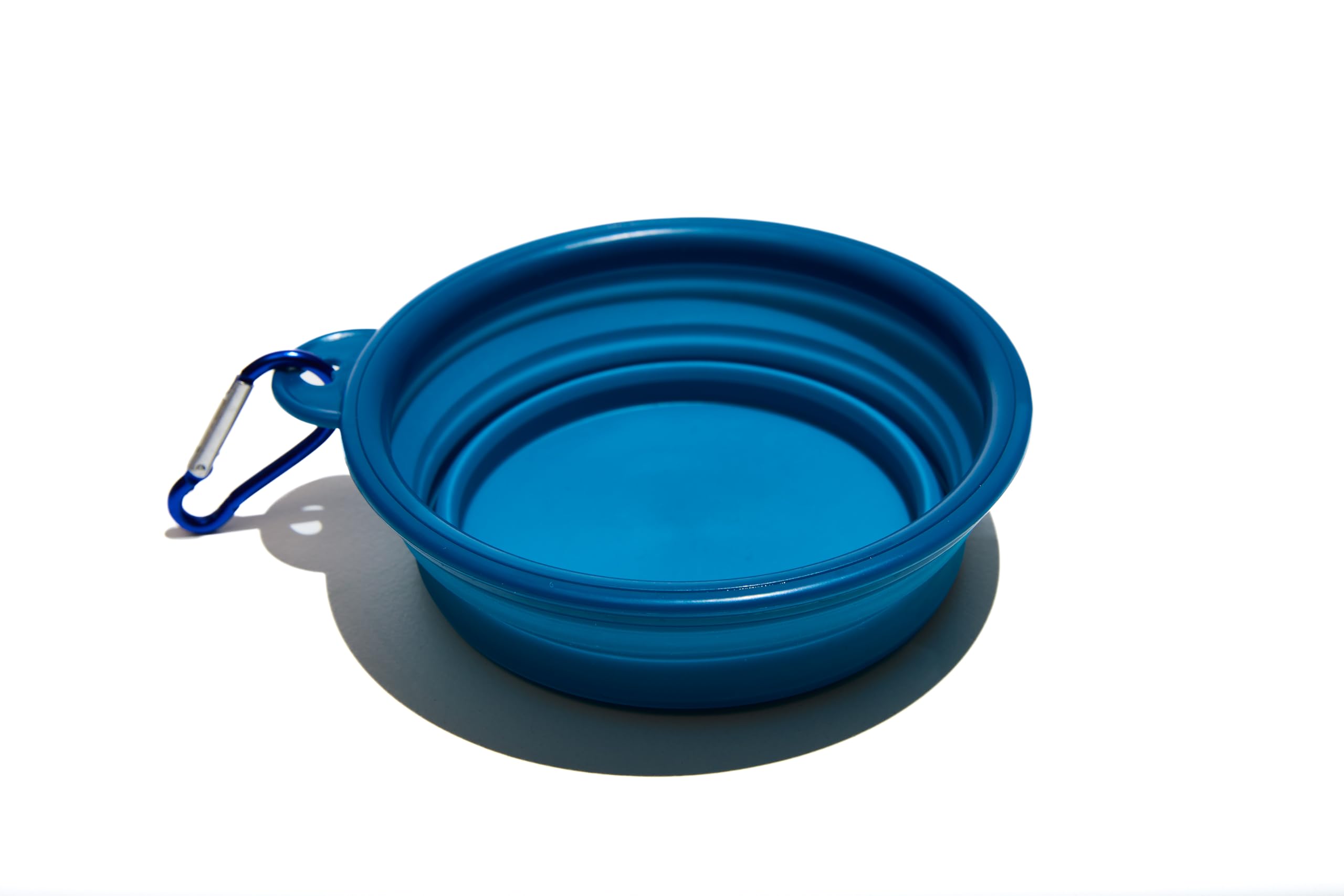 Muitomas, Ciotola Richiudibile per Cani e Gatti con Gancio Incluso, Materiali Durevoli e Sicuri, Facile da Trasportare, Colore Blu Ottanio