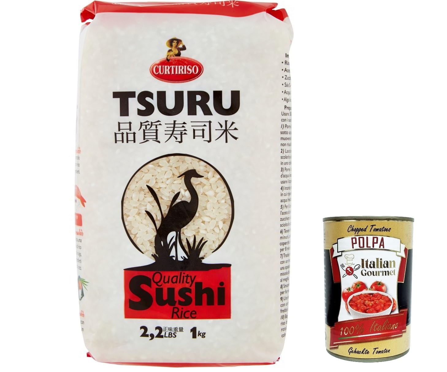 Italian Gourmet riso per sushi Sushireis aus Italien Vorrat 12 x 1kg Pack