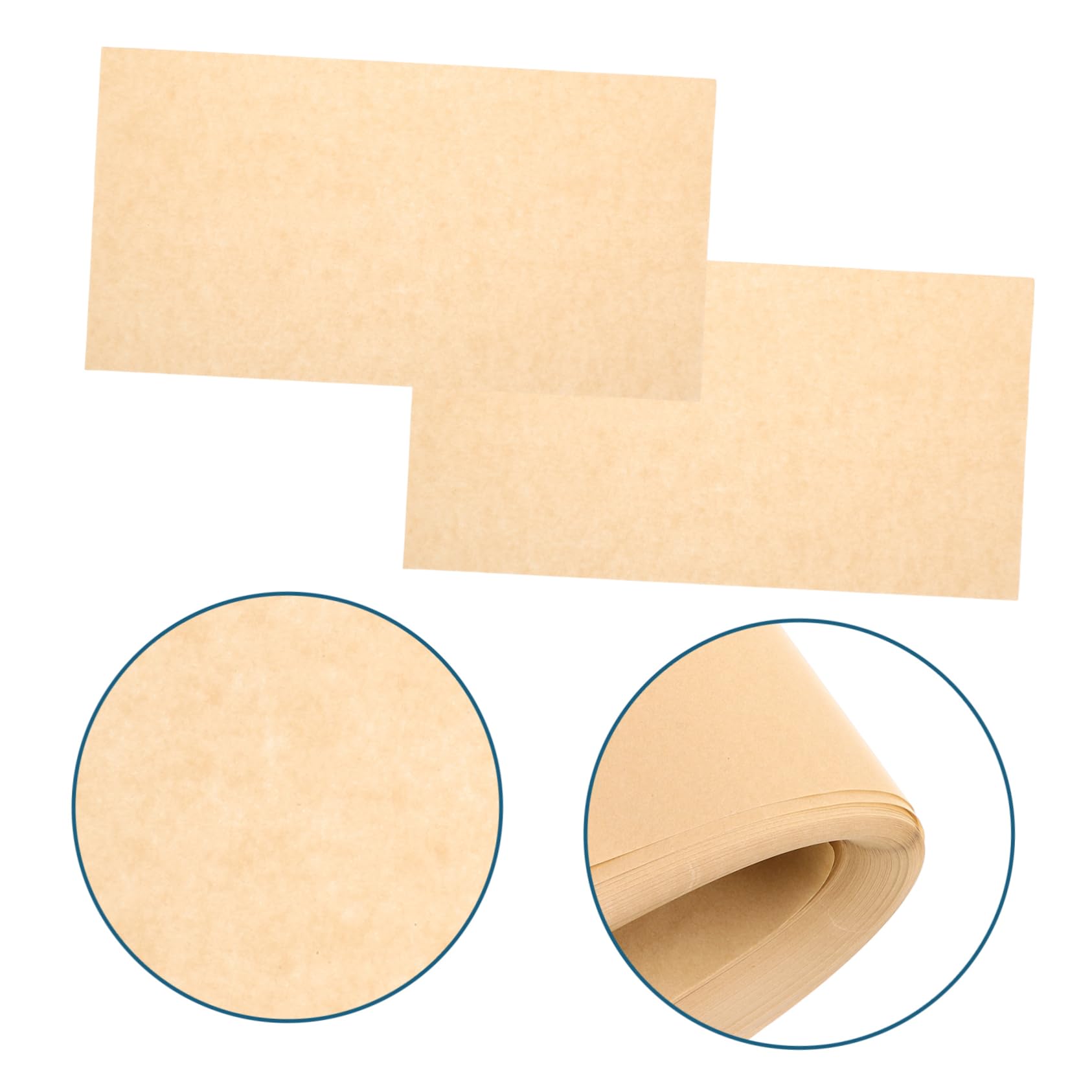 Feuilles de Papier Sulfurisé 300 Pièces Silicone pour Usage Alimentaire