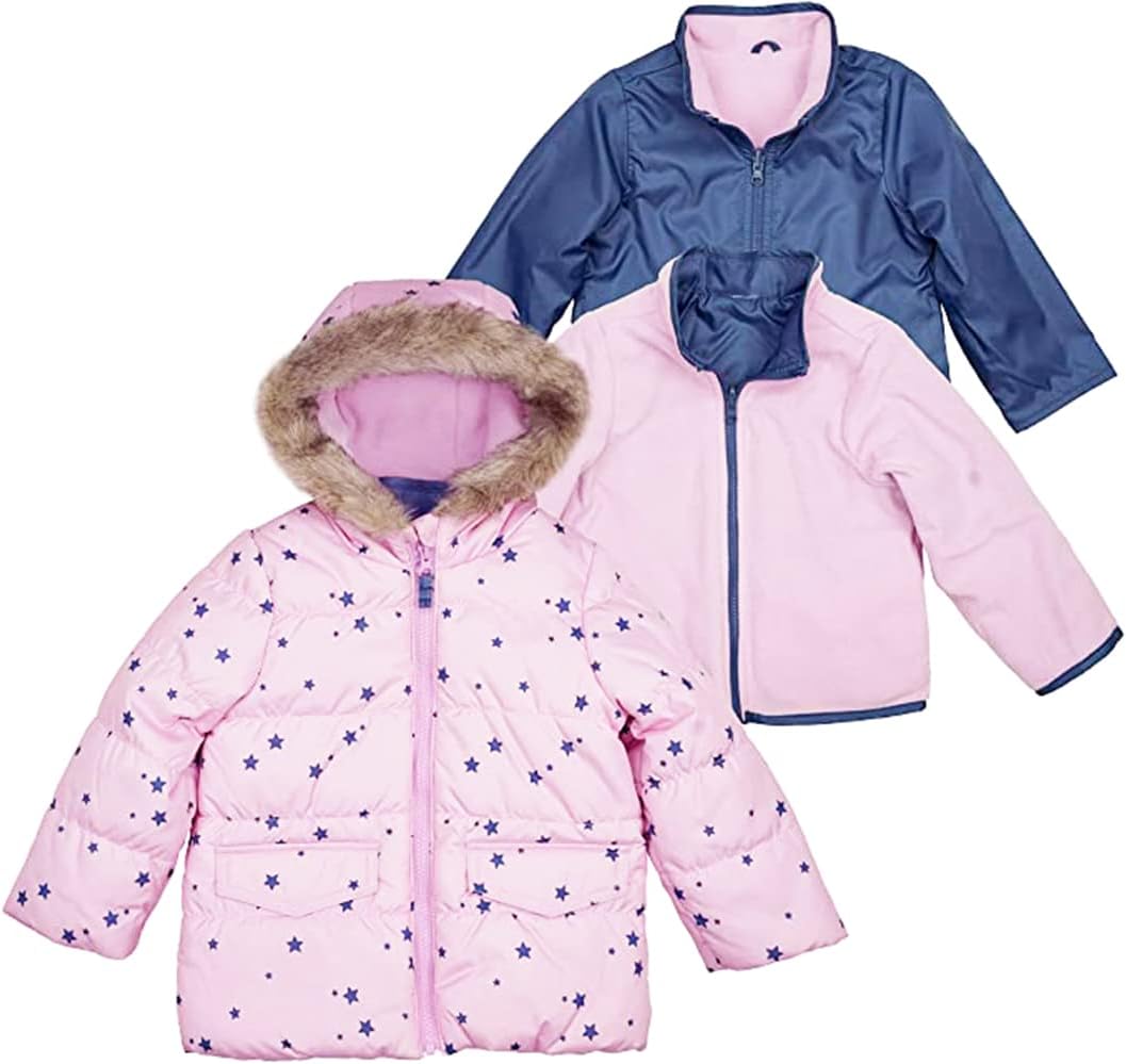 OshKosh B'Gosh Girls' 4 in 1 Heavyweight Systems Jacket