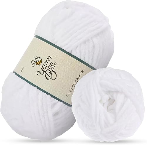 Miniatura 1 de Hobby Lobby White Yarn Bee Cozy Occasion - Ovillo de lana, unidad
