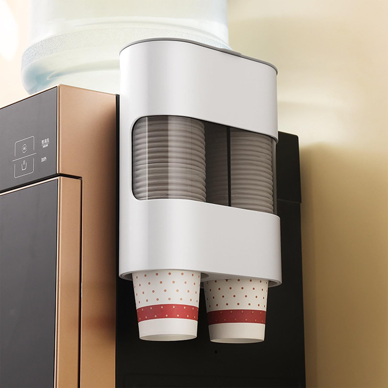 Dispenser per tazze da bagno, montaggio a parete, porta bottiglia per feste, dispenser per acqua refrigerante, montaggio a parete, per bagno, sala pausa, palestra
