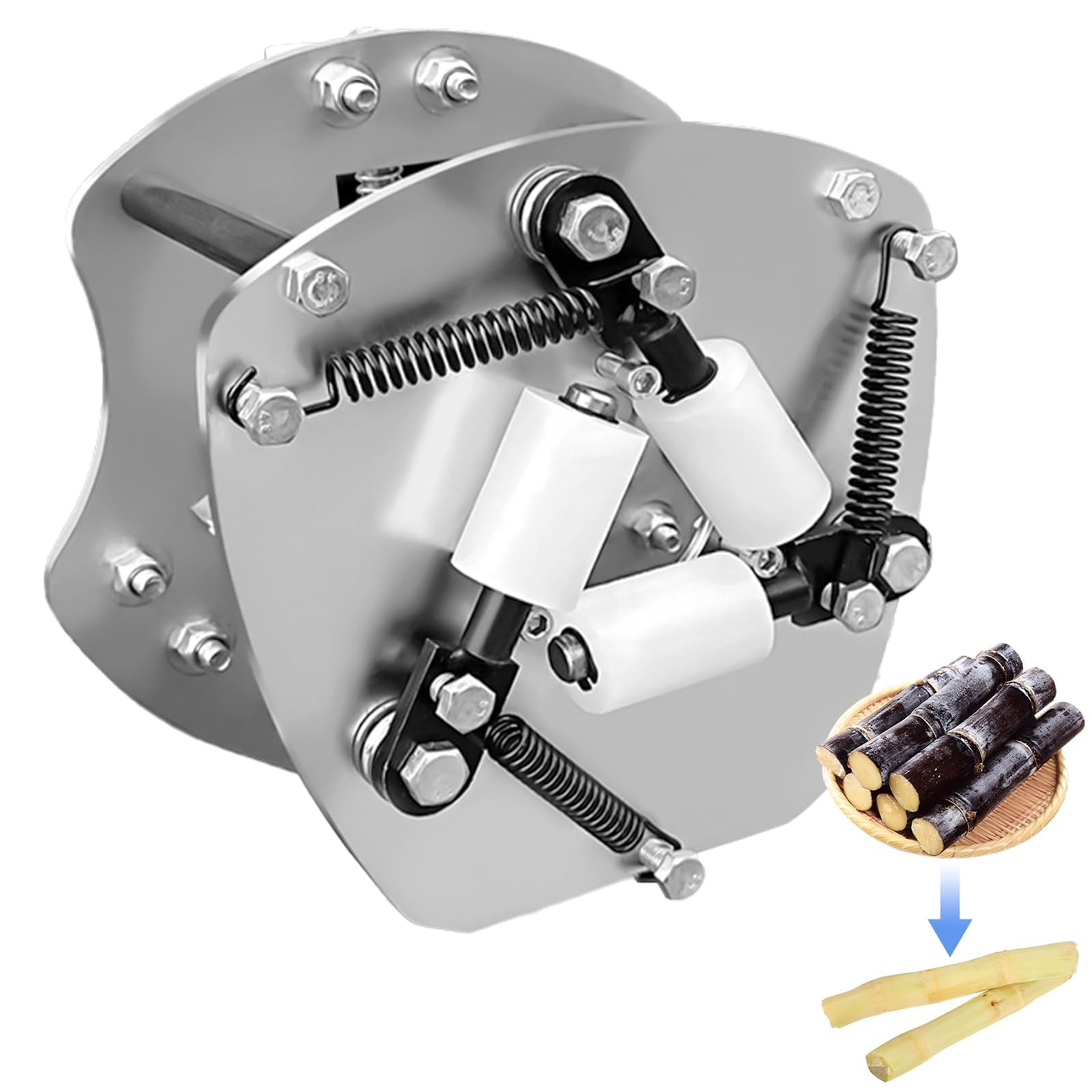 COYEUX Manual Sugarcane Peeler, Sugar Cane Peeler Peeling Machine, Stainless Steel Material, Thickened Fixing Clamp Push-pull Peeling Tool For Household Fruit Shops