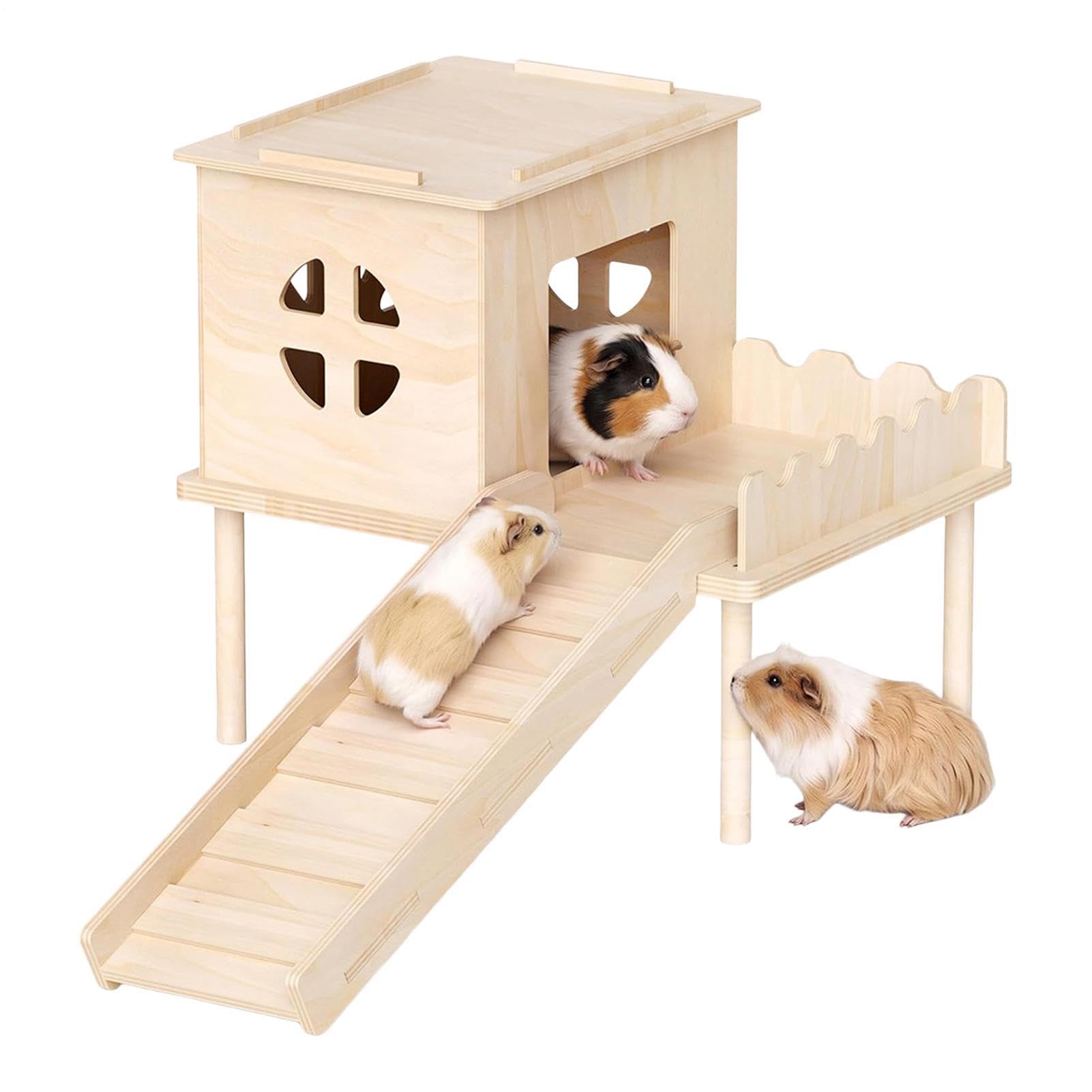 Hamster Castle | Double-Layer Anti-Slip Climbing With Ladder And Window