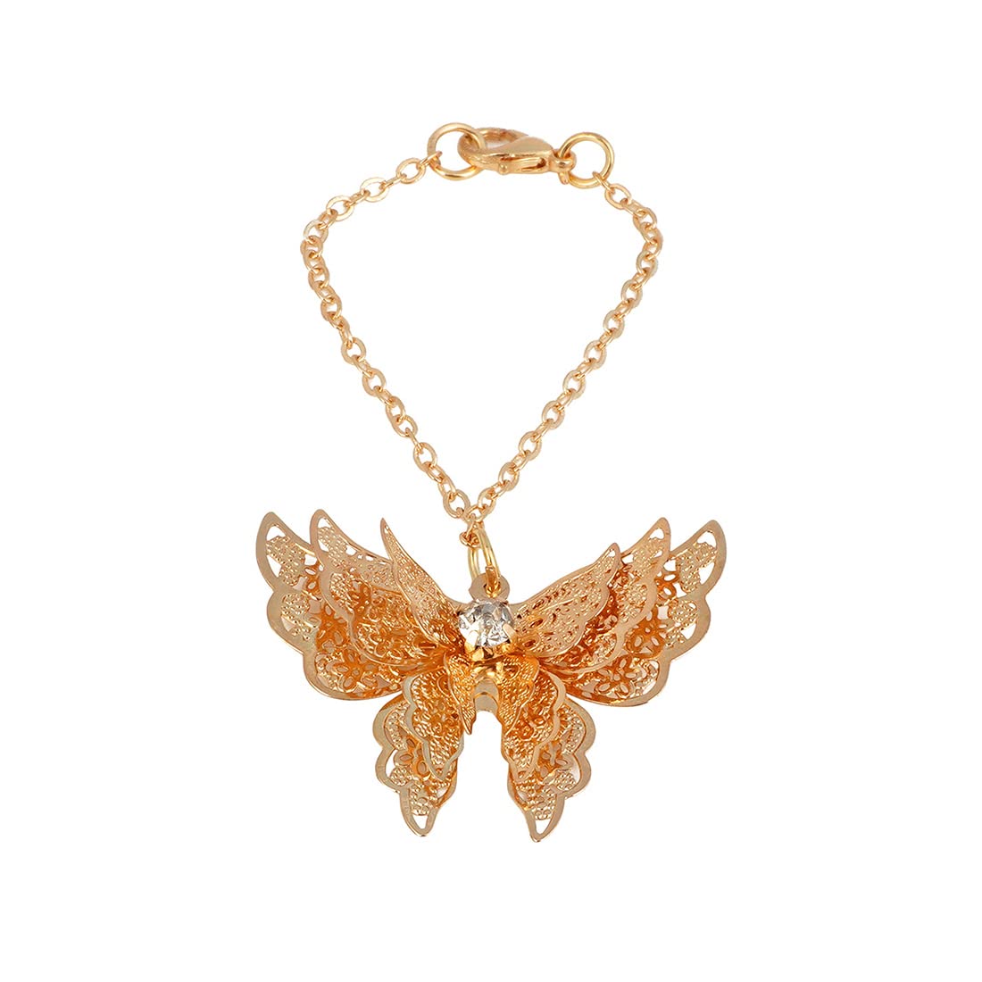 Crazyify Gold Butterfly Chain Watch Charm Adjustable Wrist Watch Charm for Women & Girls Jewellery for Gift (B0BW8Y1TZP) Amazon Price History, Amazon Price Tracker