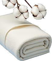 Vista 1 de HANPATQUI 2 piezas de guata para edredón de 36 x 45 pulgadas, tamaño para manualidades, guata de algodón natural para acolchado