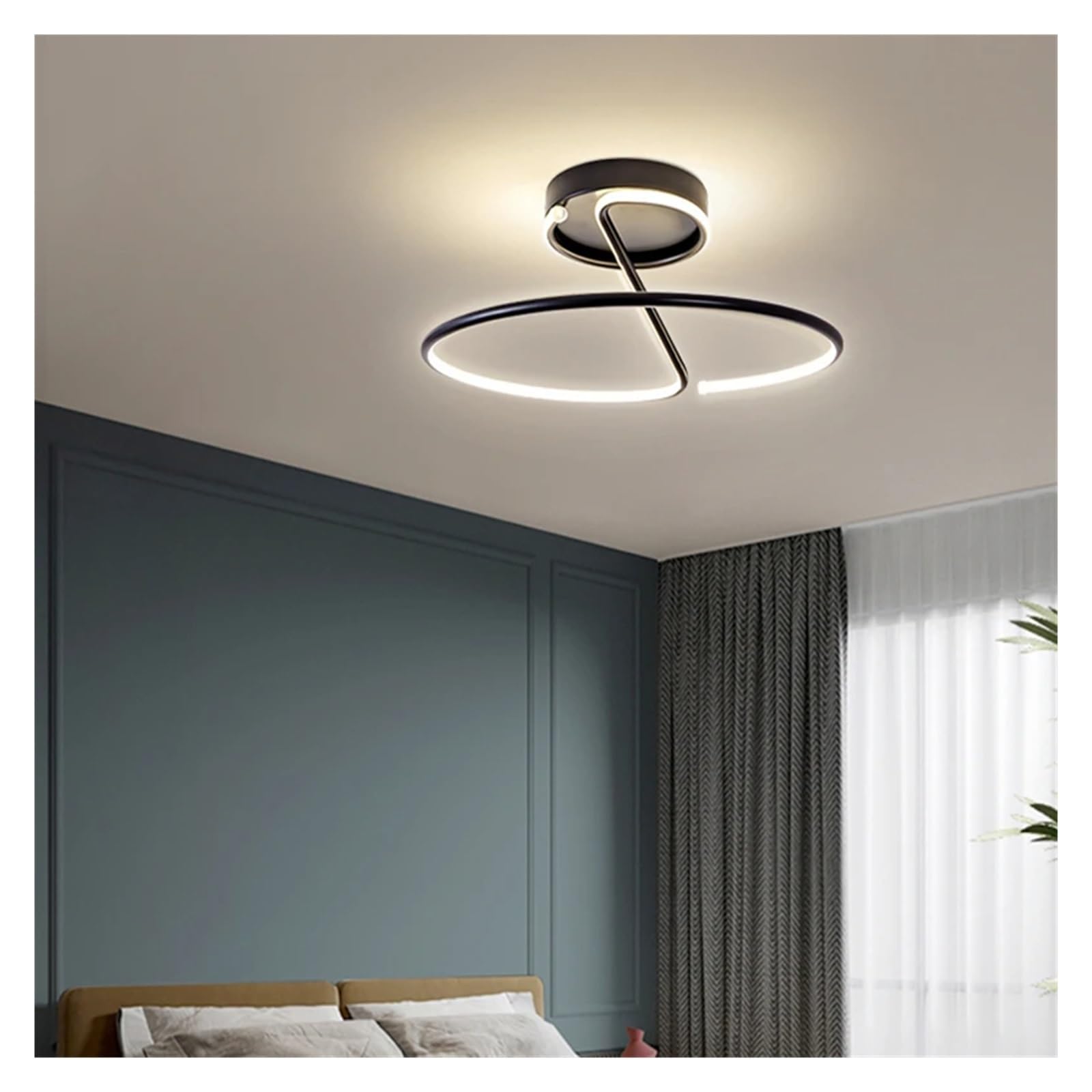 Luminaires décoratifs simples et plafonniers LED pour plafond de salon contemporain