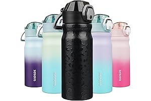 Black Cheetah Water Bottle: BJPKPK 18oz Insulated Water Bottle