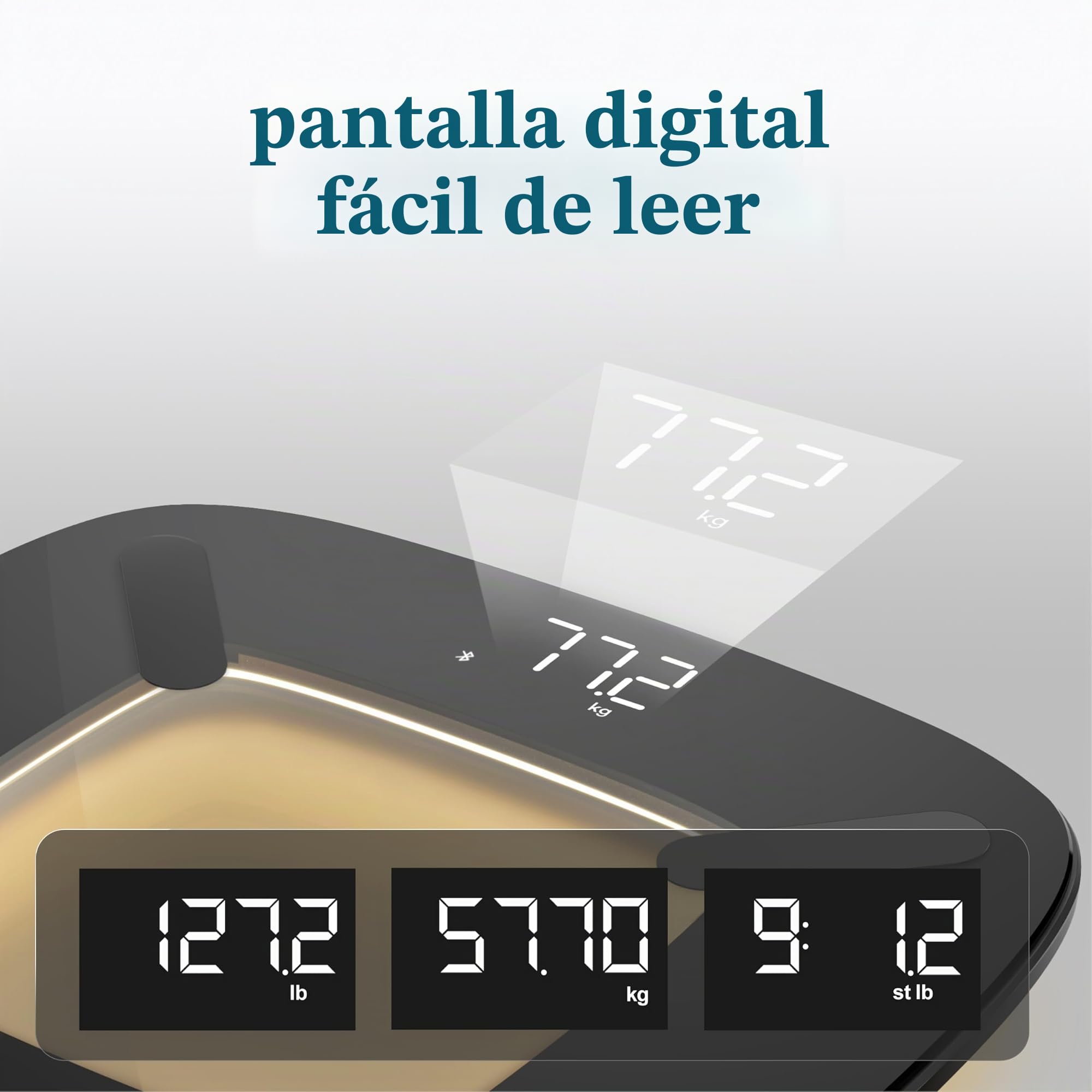 Homedics glo Body Analyser Báscula de Baño con Luz