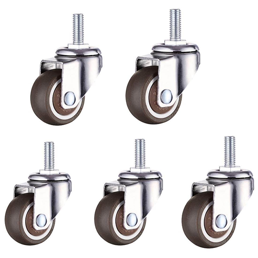 Roulettes pivotantes pour chaise de bureau M10x15mm de remplacement