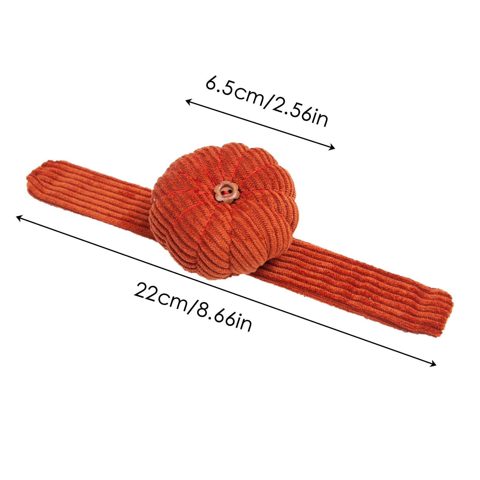 Coussin à Épingles Poignet Citrouille - Porte-Aiguilles Couture DIY | Accessoire Broderie Et Artisanat