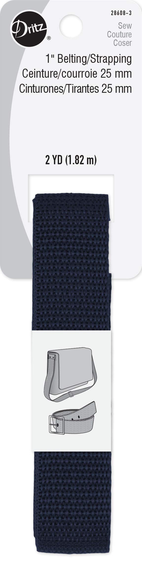 Dritz Cinturón para Correas y Asas, Azul Marino