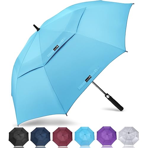 ZOMAKE Large Golf Umbrella for Rain Heavy Duty,Big Golf umbrellas Windproof,51/54/62/68/72 Inch Extra Large Oversized Umbrella