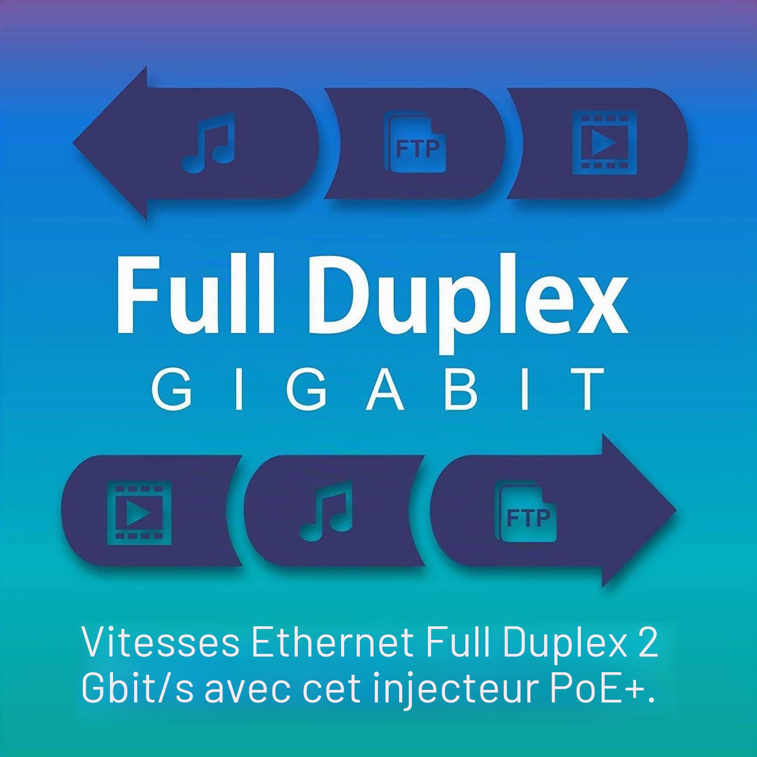 TRENDnet, TPE-115GI, Injecteur POE+, fournit Une Alimentation PoE (15,4 W) ou PoE+ (30 W) à des Distances de réseau allant jusqu'à 100 m (328 ft.)