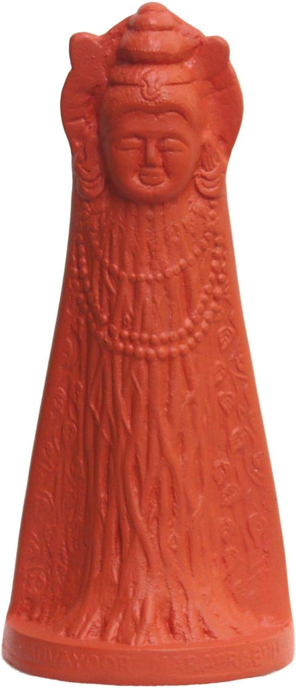ArteHouse Maraprabhu Idol- Guruvayur Maraprabhu Statue in fibre-30 cm Height, 13 cm Dia, Reddish Brown