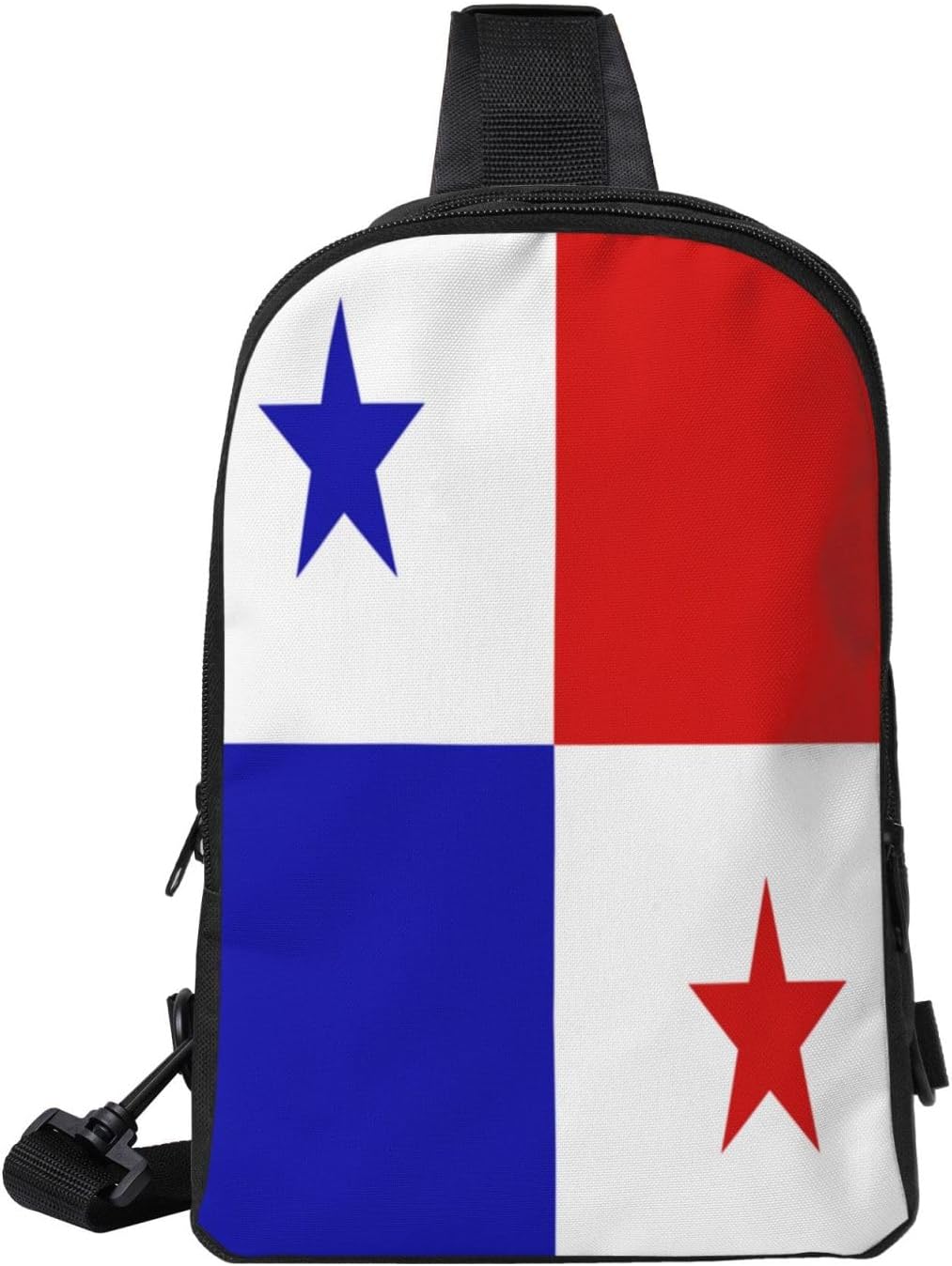 Panama Flag Mini Crossbody Sling Backpack Shoulder Chest Bag Daypack for Hiking Traveling