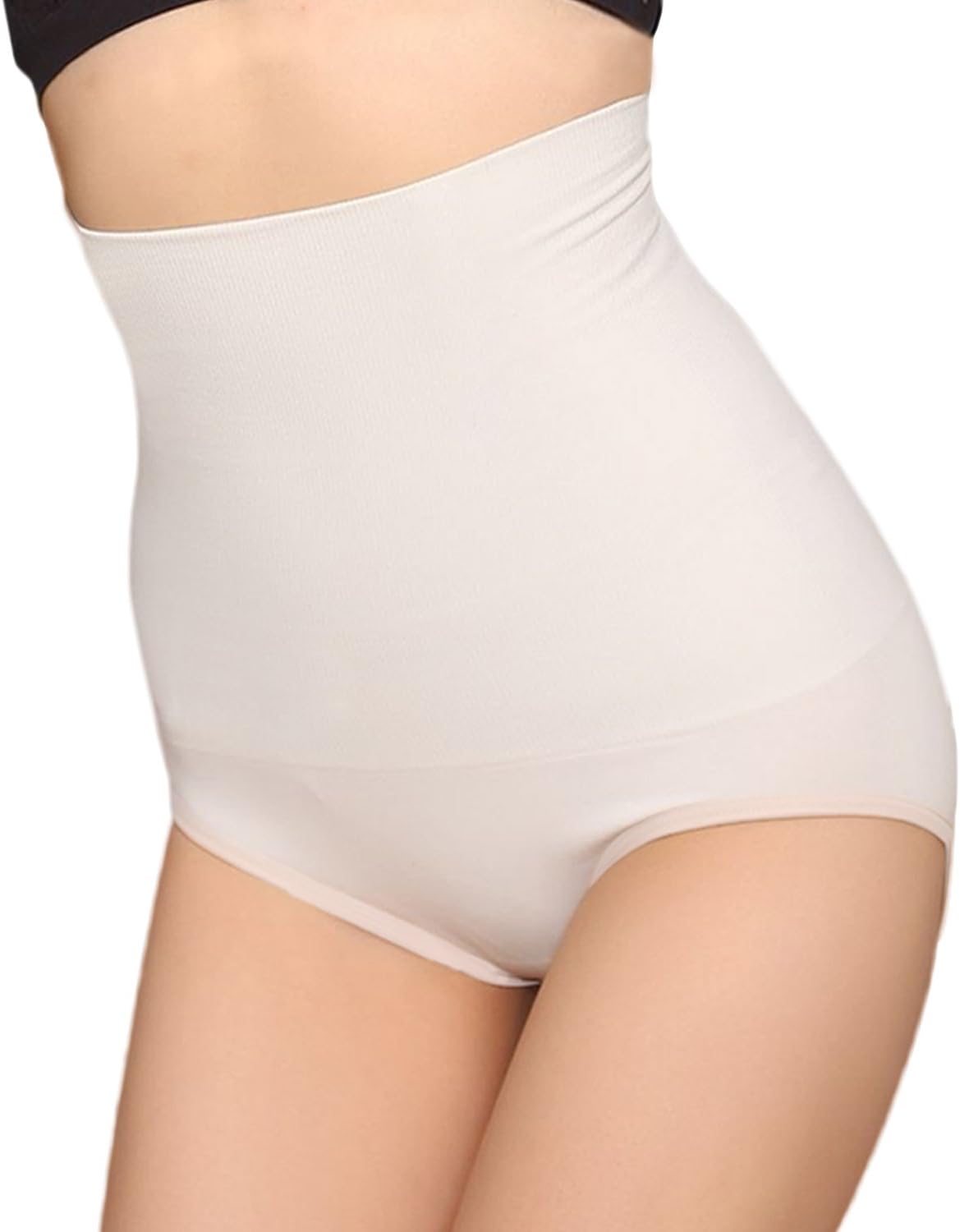 Women's Shapewear High Waist Panty Tummy Control Panties Seamless Body Shaper White