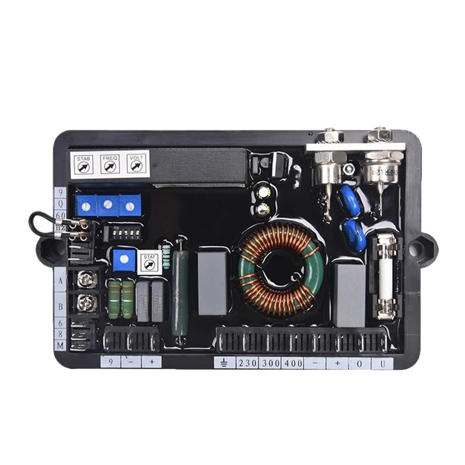 XXUCZVRYO 1pcs M40FA610A AVR Automatic Voltage Regulator Stabilizer 220V Single Adjustable Three Phase Generator Spare Parts