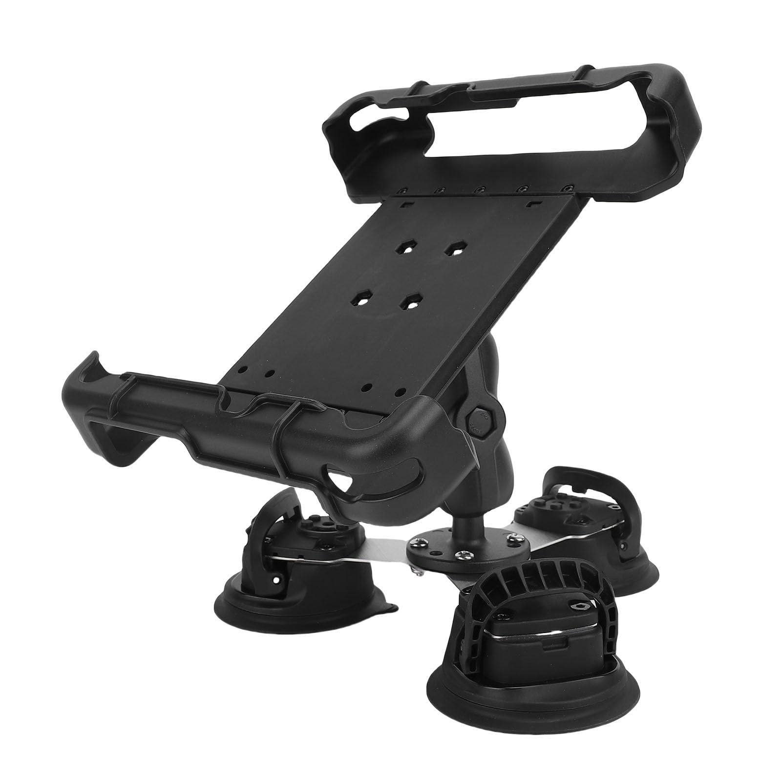 Socobeta Soporte para Tableta con Ventosa Triple Versátil, Diseño Antideformación para Pesca y Navegación, Nailon de Aleación de Aluminio