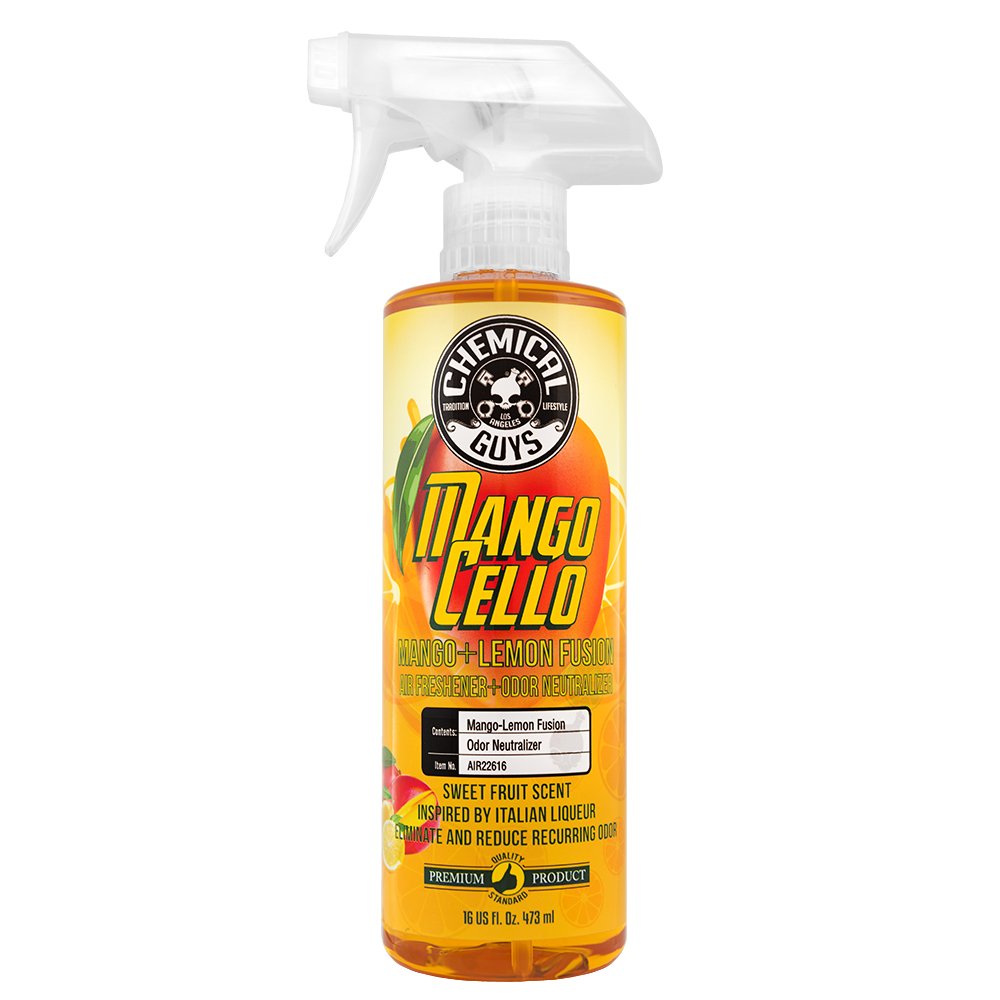Chemical Guys AIR22616 Air Freshener Odor Neutralizer Mangocello Mango Lemon Fusion 16 fl oz