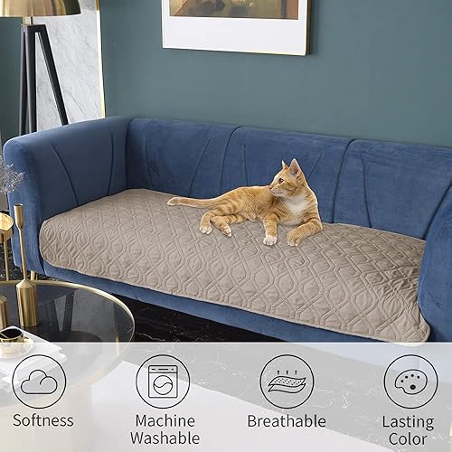 Miniatura 13 de Ameritex - Manta impermeable para cama de perro, manta reversible para muebles, cama, sofá