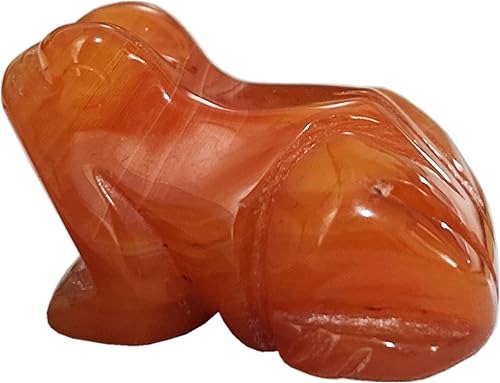 Miniatura 28 de 1 pieza de cristales de rana de aventurina verde natural y figuras de piedra curativa, 1.5 pulgadas talladas a mano con bolsillo para decoración