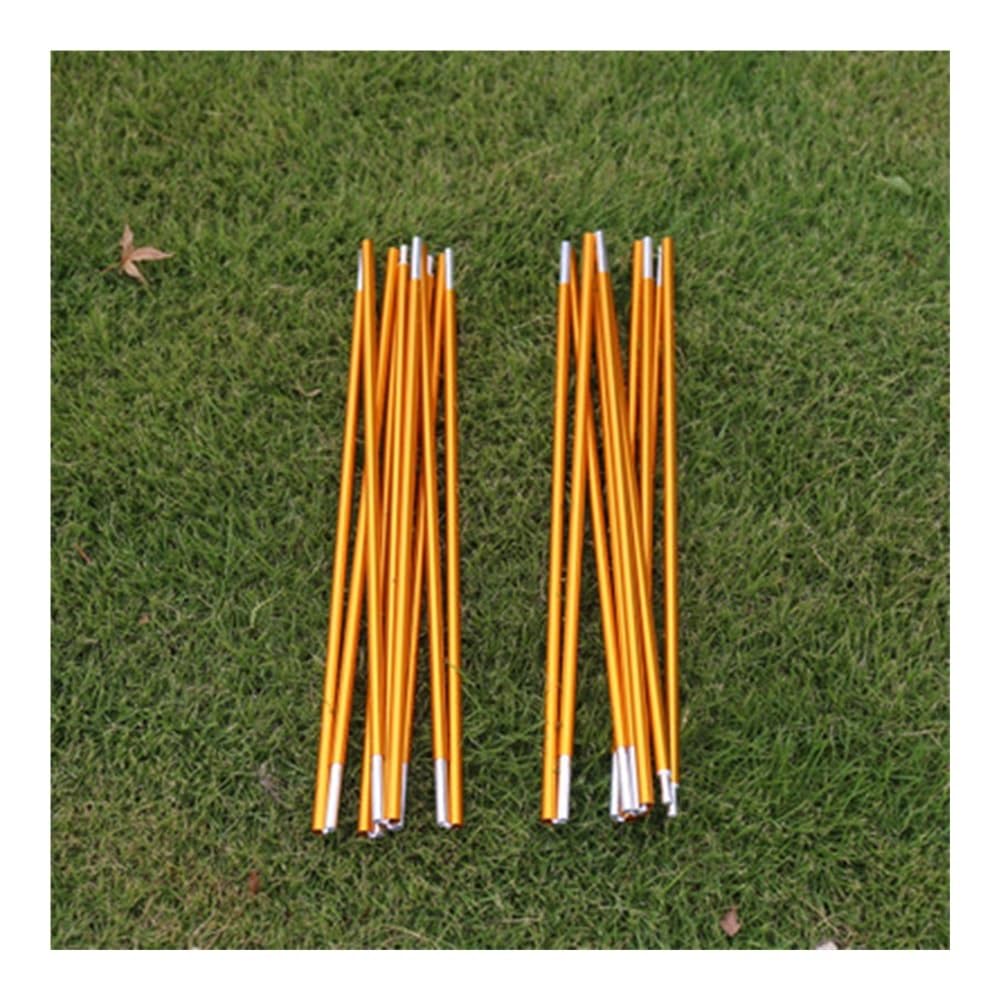 Zeltstange aus Aluminiumlegierung, 4 m, Outdoor-Camping, unverzichtbares Zelt-Zubehör (9,5 mm), 2 Stück / Paar