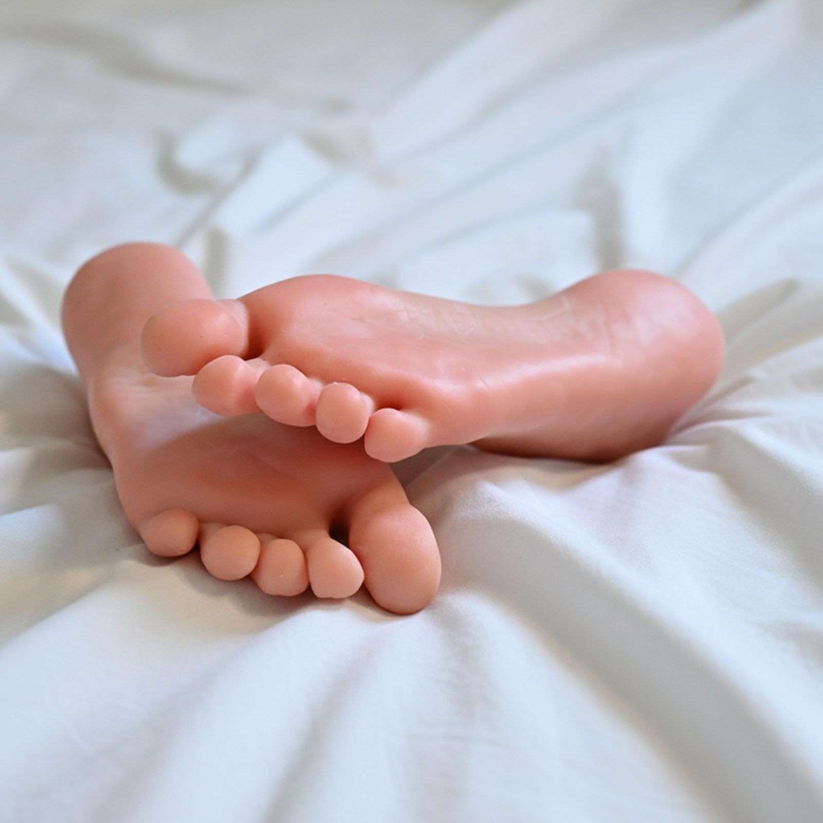 Silikon Füße Modell Female Realistische Silikon Fuß Mannequin für Schuhe Vorführmodell Art Skizze (linker Fuß)