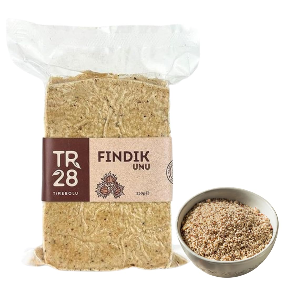 Giresun Tombul Hazelnut Flour, 100% Natural & Delicious, Organic, Additive-Free, Authentic Turkish Product, Geographical Indication Registered, (GİRESUN FINDIK UNU), 250g / 0.55 lb
