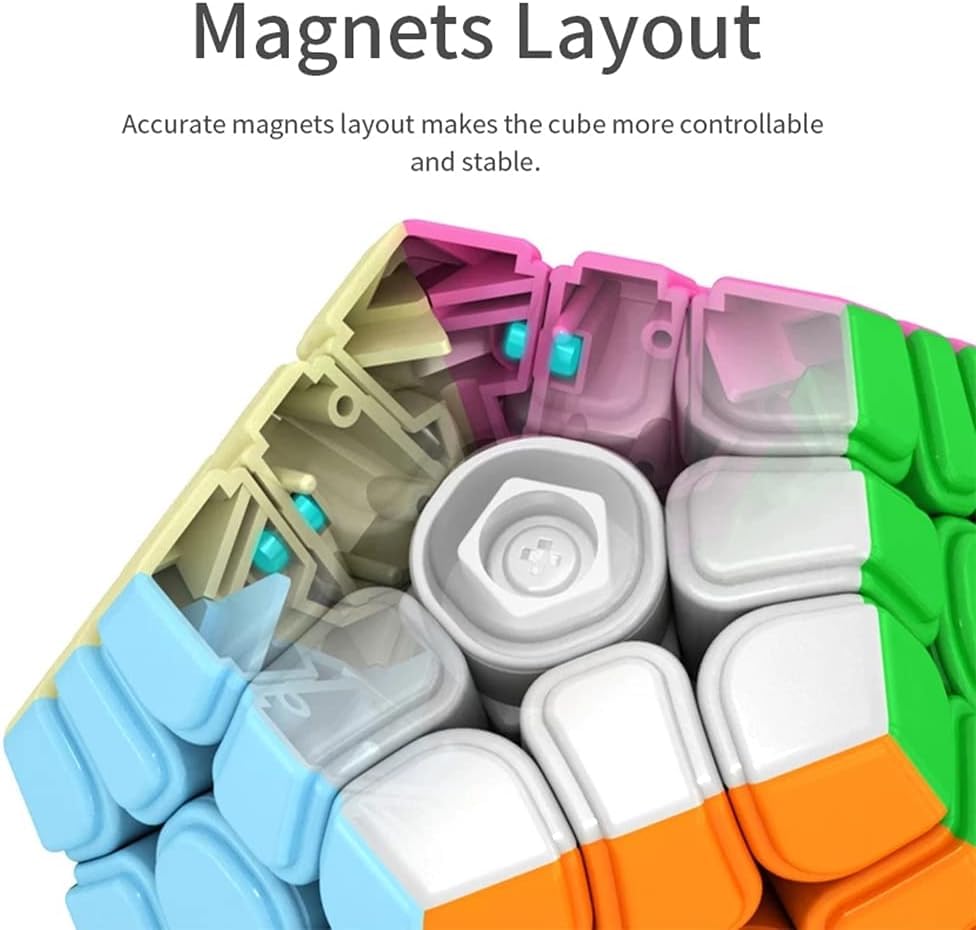 Image of HAWKISTER Kid Moyu Meilong Megaminx M Magnetic Stickerless Speed Cube Meilong Magnetic Wumofang Puzzle Cube