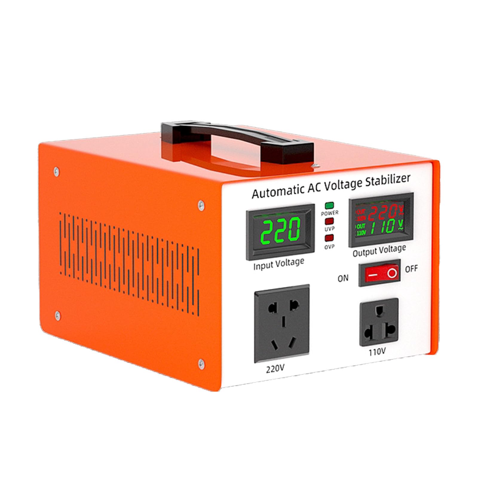 Stabilizator 1000 W~5000 W, Wyjście 220 V, Wytrzymały Regulator Napięcia Wyjściowego Z Wbudowany Transformator Napięcia Podwyższającego/Obniżającego,1500W-220V