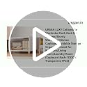 Image of URBAN LUXY Collapsible Wardrobe Cloth Rack for Storage /Sturdy Wardrobe /Kitchen Cupboard /Foldable Storage Organizer /Closet for Bedroom /Living Room /Laundry Room (Cupboard Rack-1DOOR Transparent,1PCS)