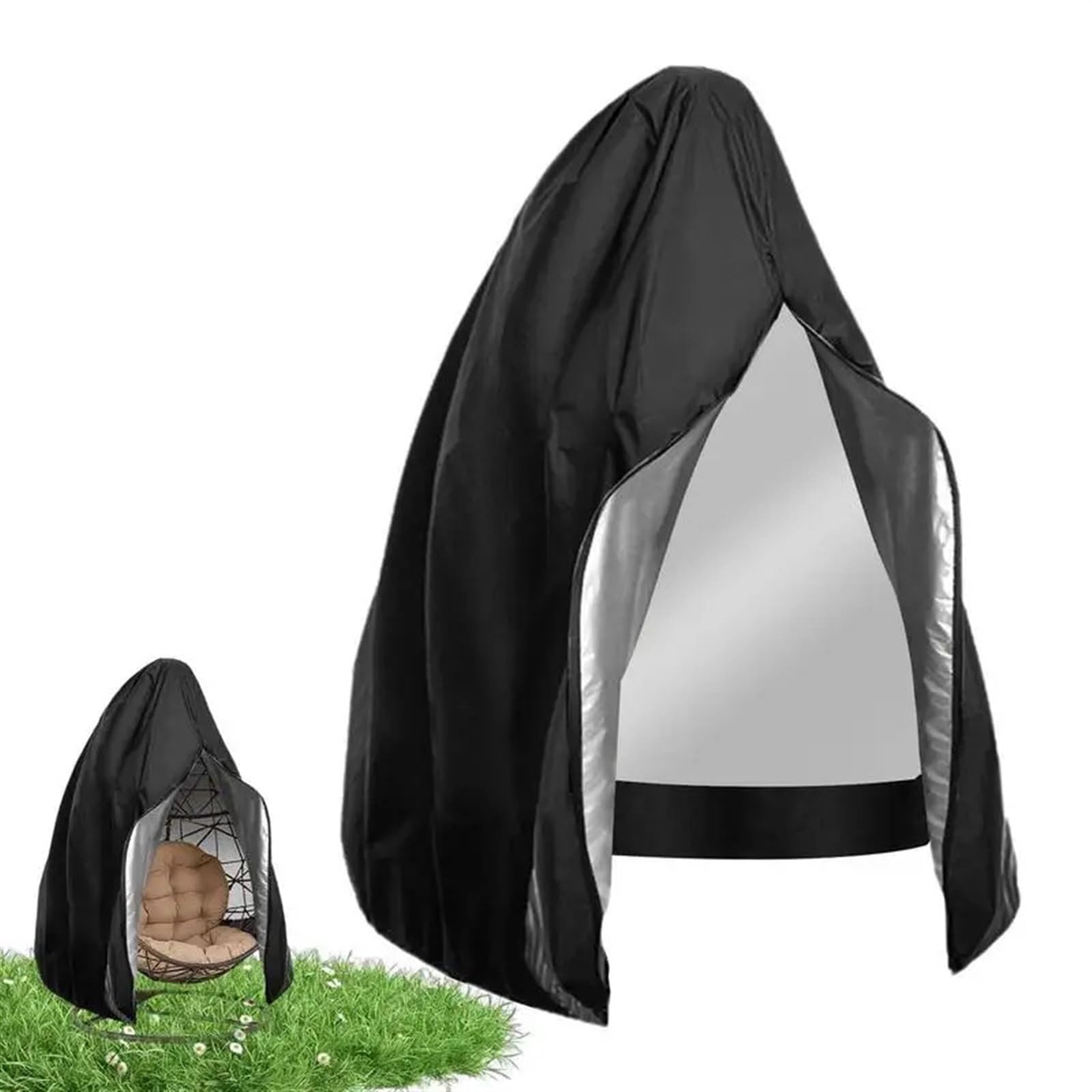 VAYEODEYU Egg Chair Cover 210D Oxford For Outdoor Swing 190x115cm
