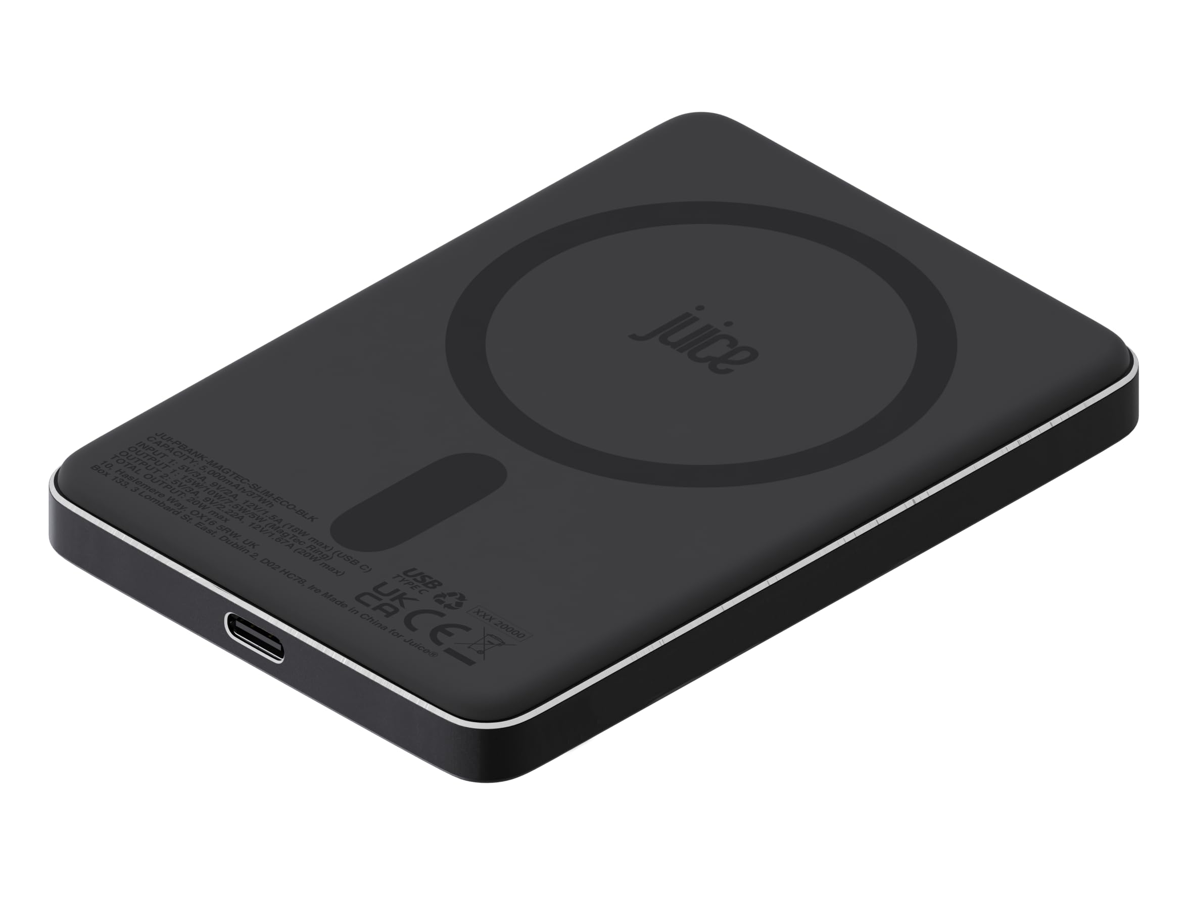 Juice Slim 5000mAh Magnetic Wireless Power Bank - 15W