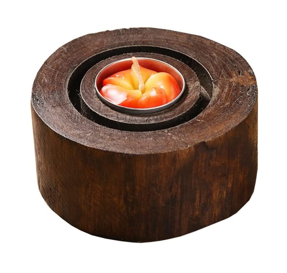 Świeczniki Stojak Na Świece Tea Light Świeczniki Ręcznie Robiony Świecznik Stojak Na Stół Kominkowy Świecznik Świecznik Stół Centralne (Color : A)