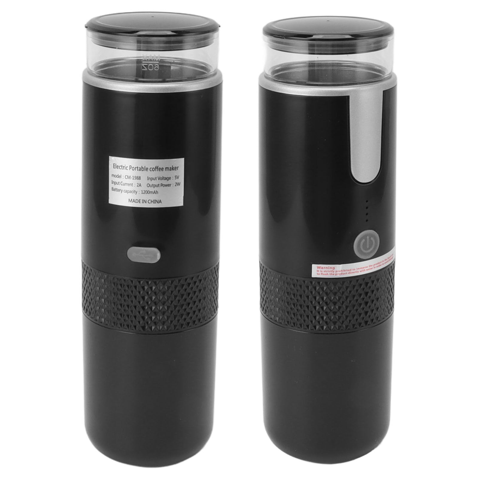 Duokon Macchina da caffè Ricaricabile Portatile per Capsule e caffè Macinato, Partner di Viaggio per Campeggio e Viaggi Aziendali, Tecnologia Capsule Non Concentrate,