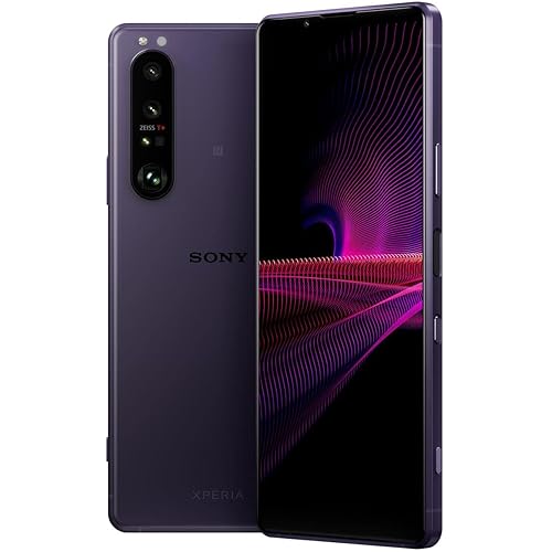 Sony Xperia 1 III 256GB 5G Factory Unlocked Smartphone, Violet [U.S. Official w/Warranty]