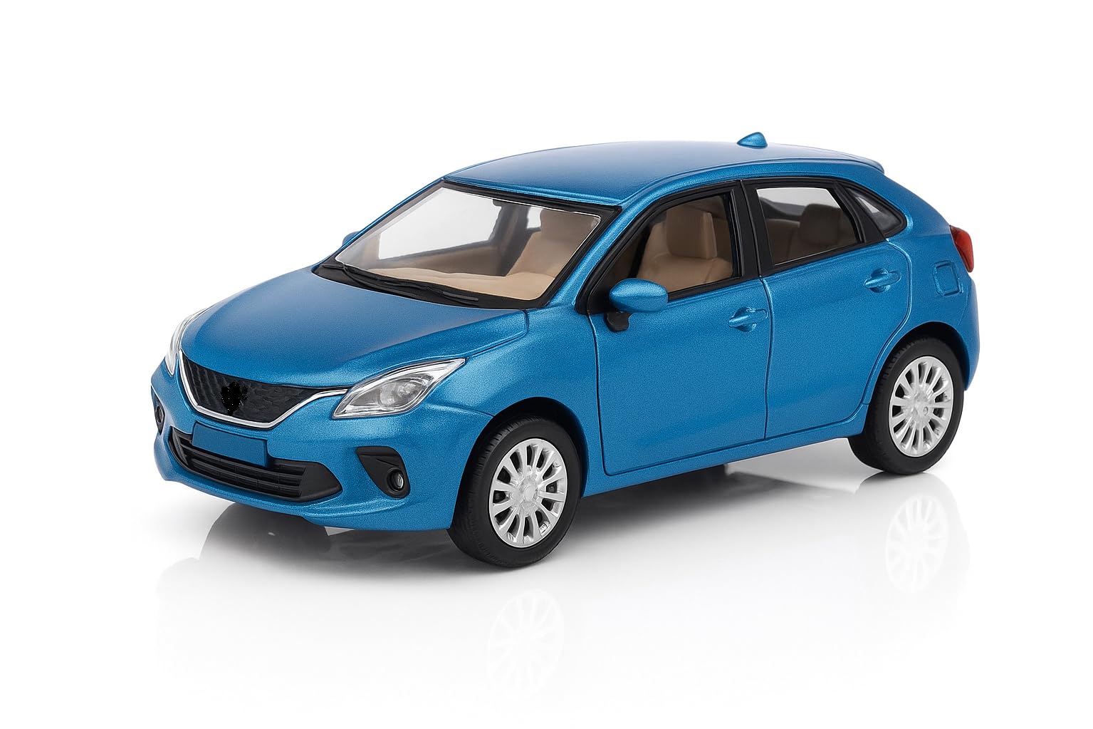 Sheel® Baleno Pull Back Car Toy for Kids – Model Car with Openable Doors, Detailed Design, No Battery Required (Boys & Girls)-image-19