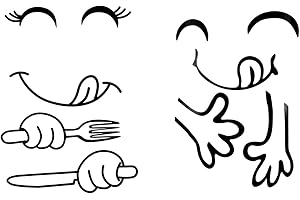 AUEAR Mini Fridge Stickers