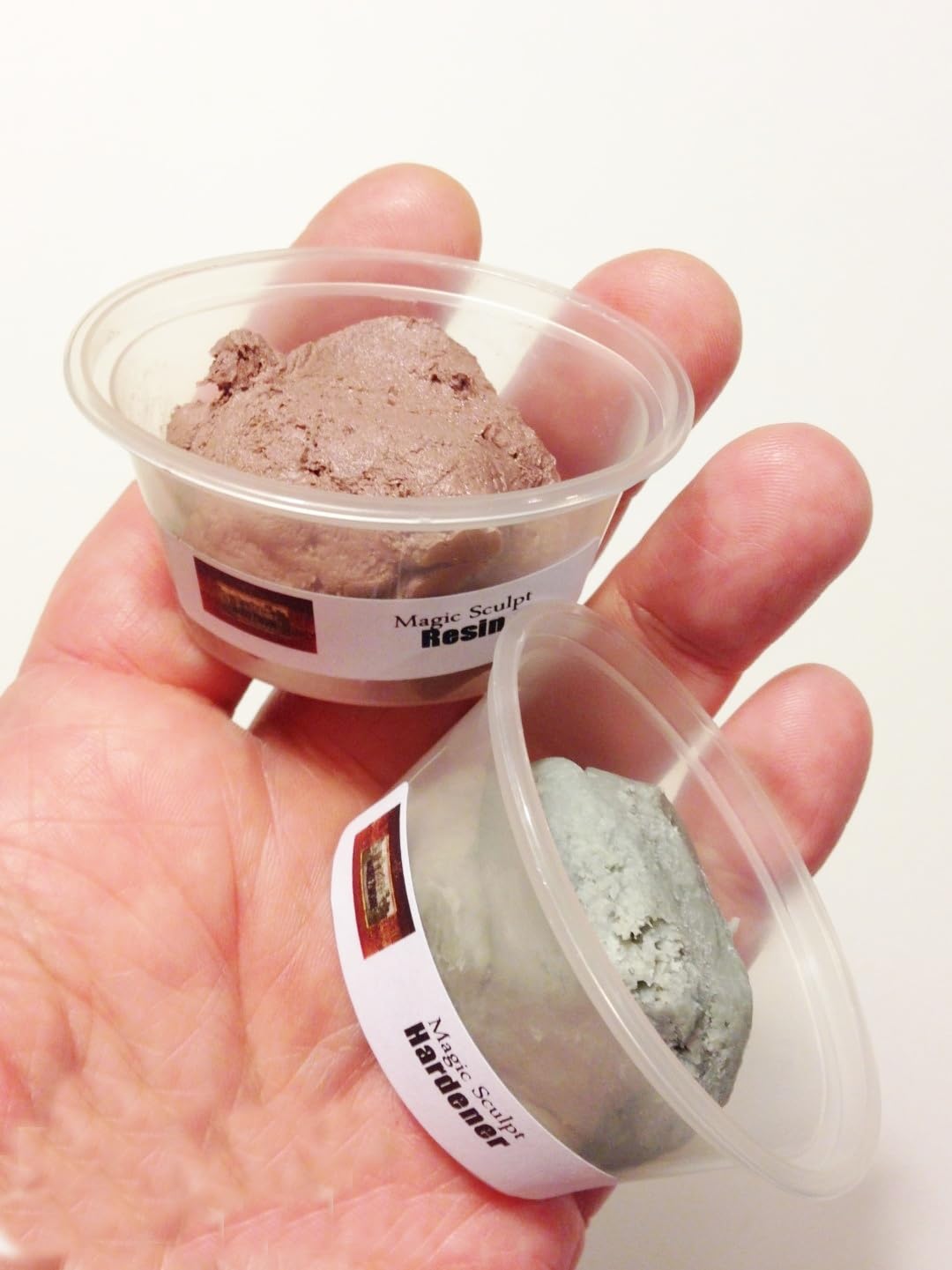 M00244 MOREZMORE Magic Sculpt Epoxy Putty Flesh Pink 2 oz Sample Epoxy Clay Model Putty