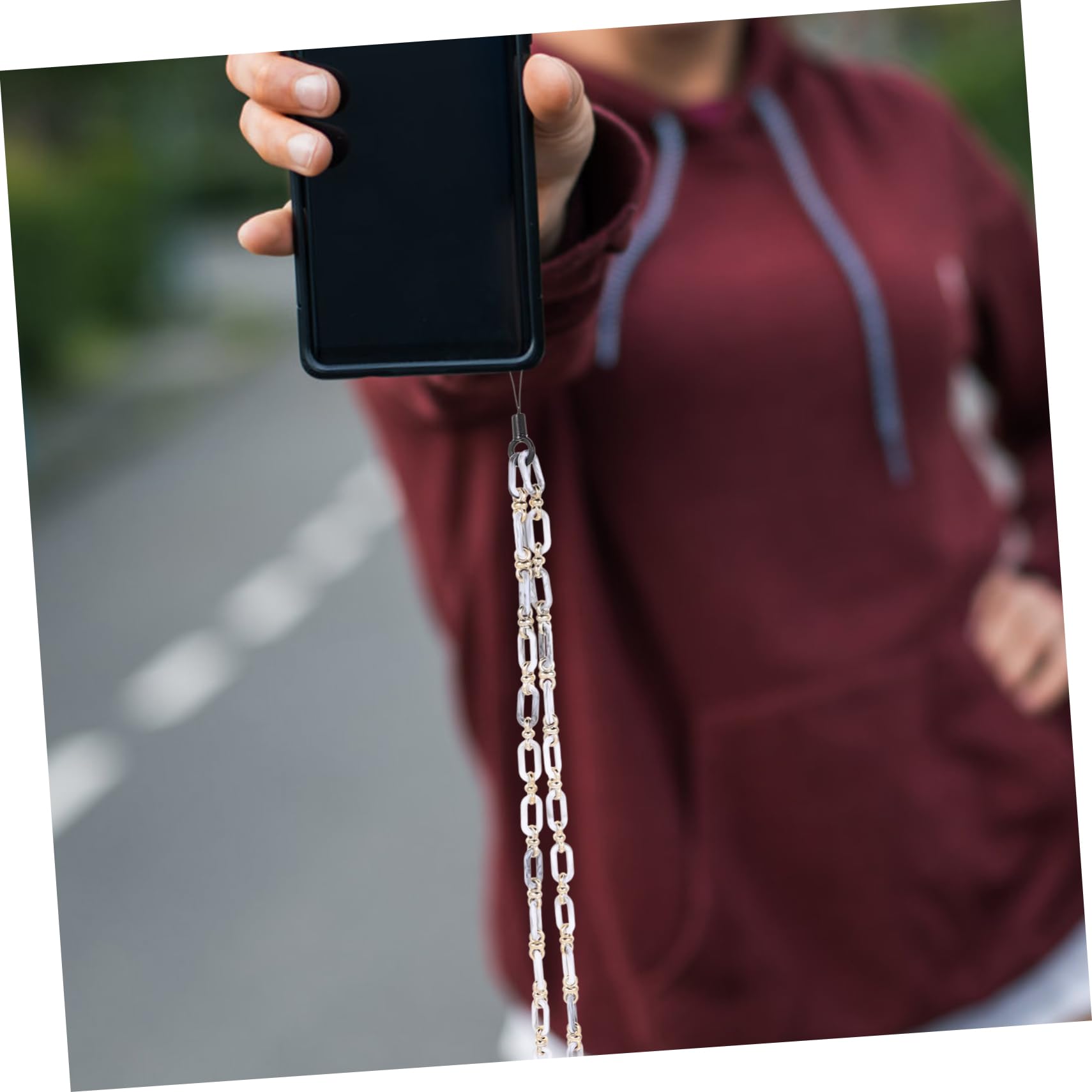 Hemobllo 5pezzi Cinghia Per Telefono -perso Tracolla Cinturino Leggero e Pratico Per e Carte Design Rimovibile e Facile Da Installare
