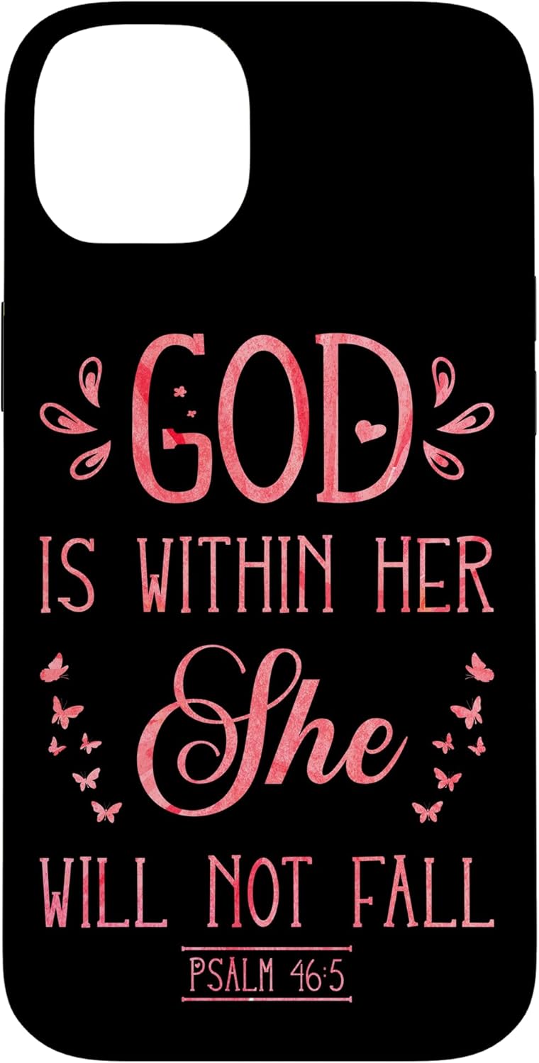Christian Bible Verse Psalm 46:5 Case for iPhone 14 Plus