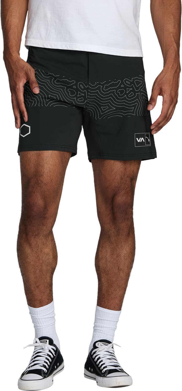 RVCA Hawaii Fight Scrapper 17 Shorts - Black