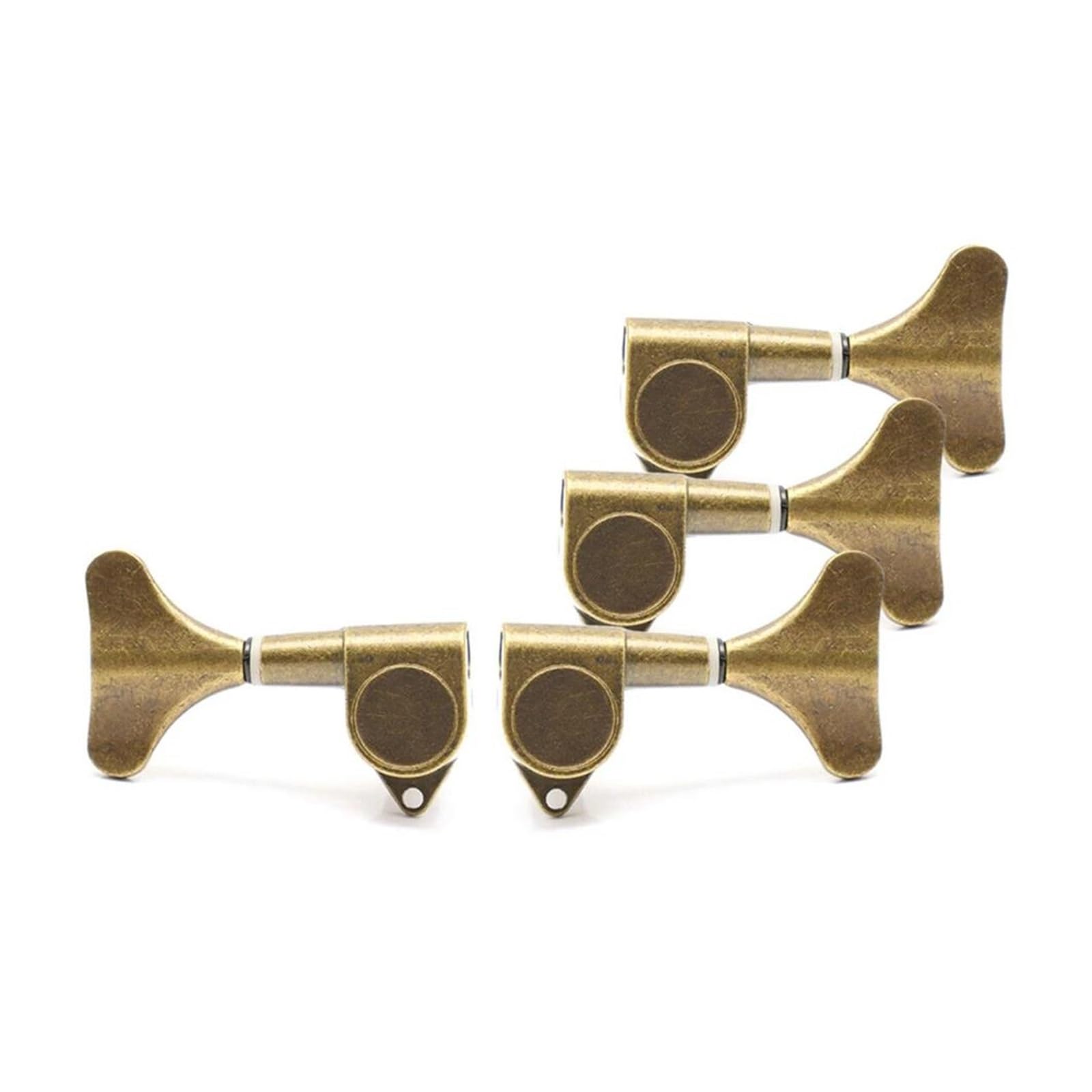 Clavijas De Afinación De Guitarra Sintonizador De Bajo De 4 Cuerdas 4R/3R1L Para Accesorios De Instrumentos De Guitarra Profesionales(3R1L Bronze)