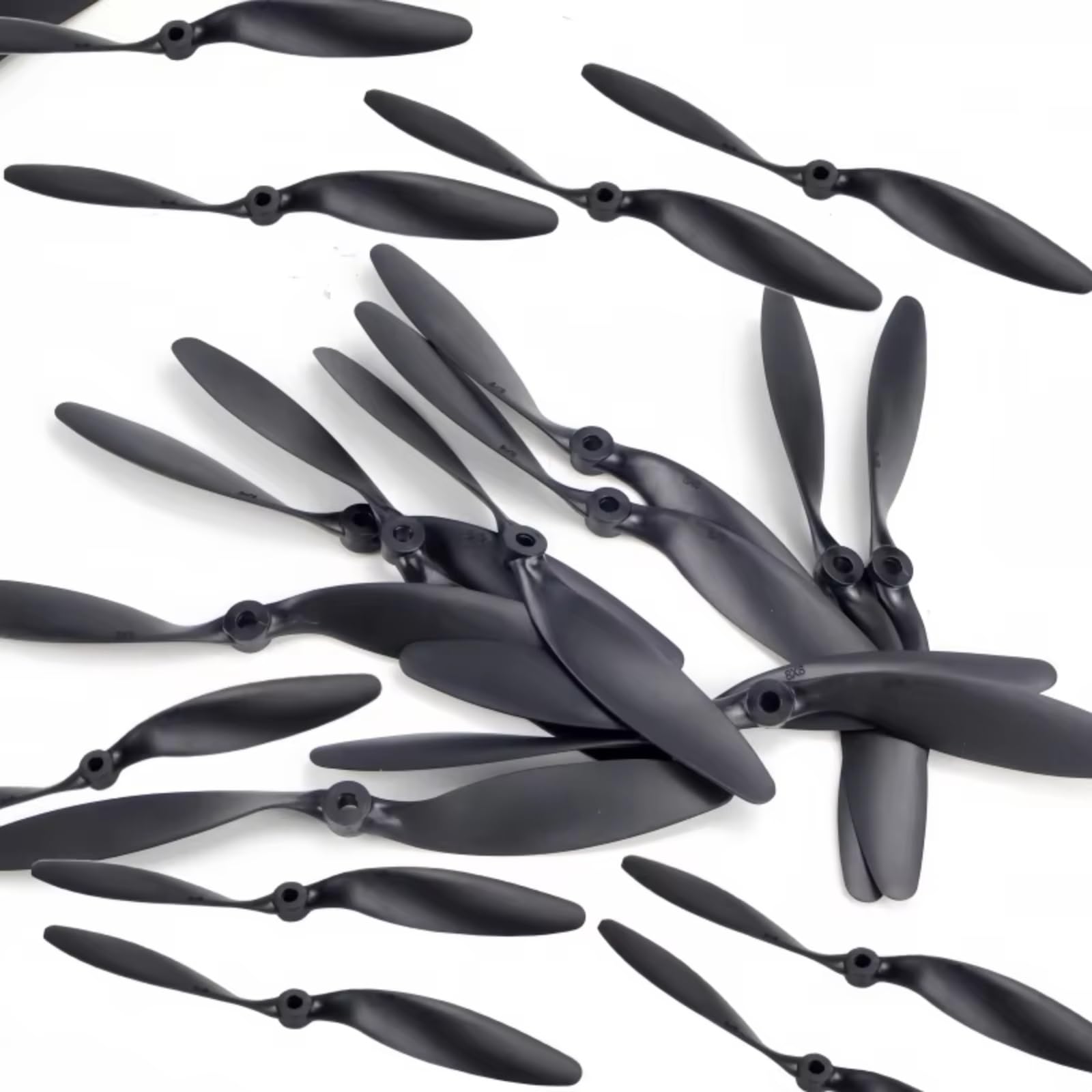 Piezas RC Hélice De Nailon 8060 De 15 Palas Hélice Doble Cuadricóptero RC De 8x6 Piezas De Avión RC Accesorios De Actualización(15pcs)