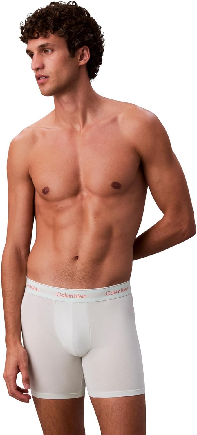 Calvin Klein mens Icon Cotton Stretch 3-pack Boxer Brief - Image 2