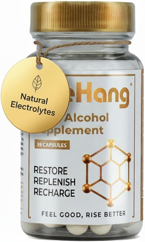 DHM 1200mg Post-Celebration Wellness Supplement – Post Drinking Formula with L-Theanine Nootropic, Electrolytes, Milk Thistle, Prickly Pear, Ginger, Vitamin B12 – Pharmacist Formulated