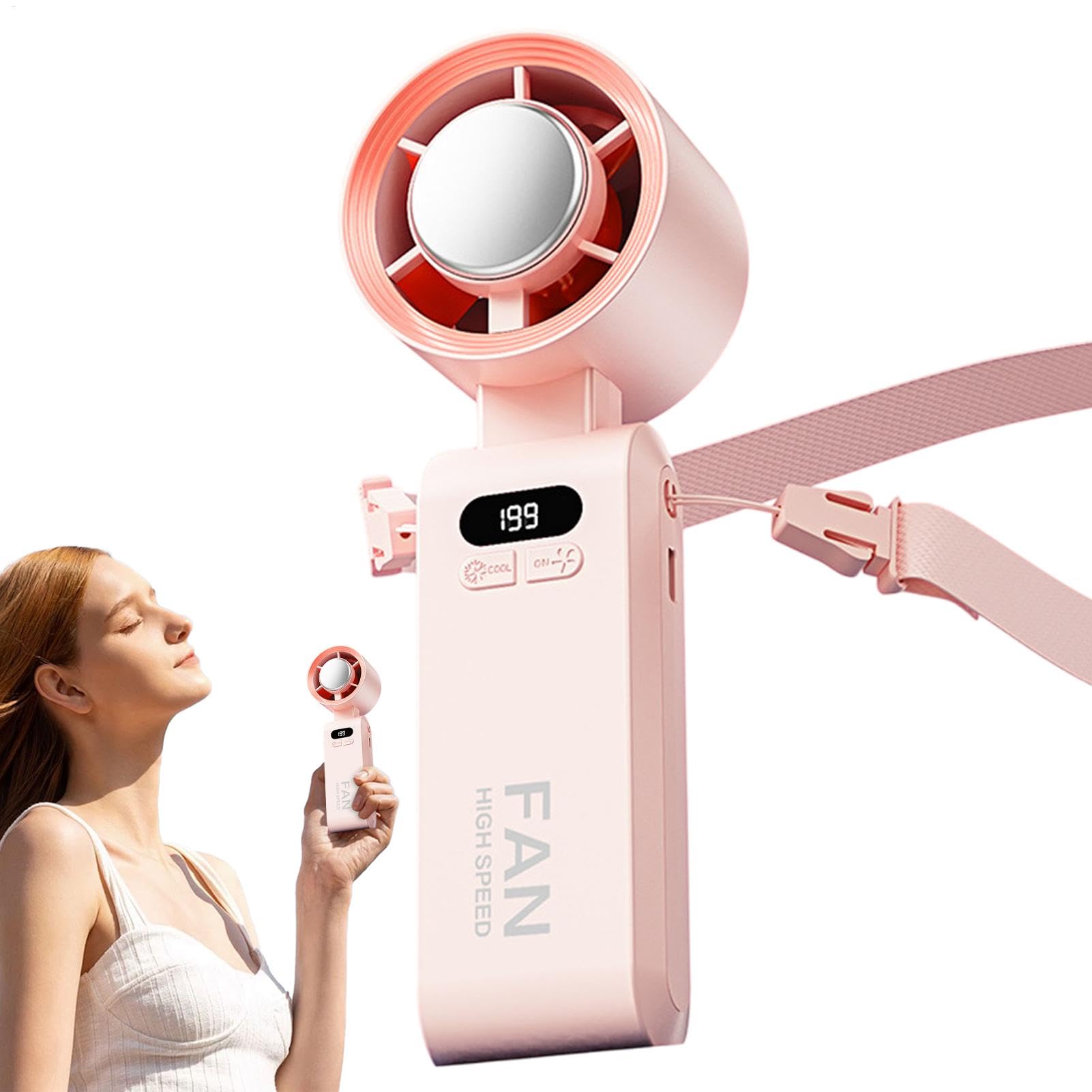 Ventilateur portable contre la chaleur en camping voyage et maison